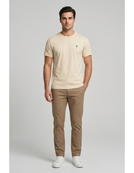 Refrigue t-shirt in jersey di cotone con logo ricamato R4532M261 [c50b2b06]