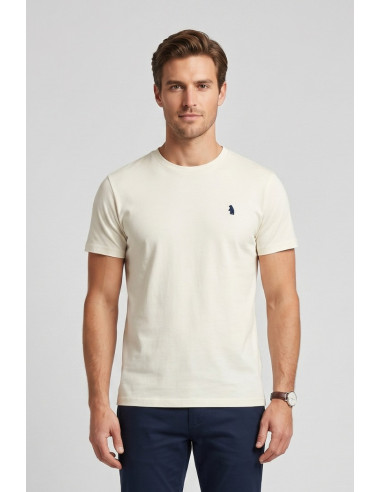 Refrigue t-shirt in jersey di cotone con logo ricamato R4532M261 [8fe60e06]