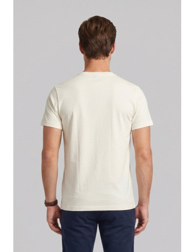 Refrigue t-shirt in jersey di cotone con logo ricamato R4532M261 [56c04d0b]