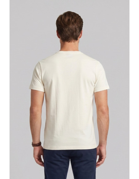 Refrigue t-shirt in jersey di cotone con logo ricamato R4532M261 [56c04d0b]