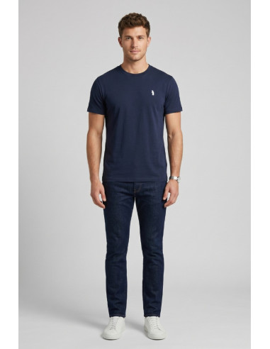 Refrigue t-shirt in jersey di cotone con logo ricamato R4532M261 [7ac33609]