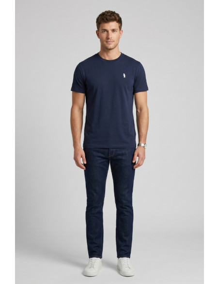 Refrigue t-shirt in jersey di cotone con logo ricamato R4532M261 [7ac33609]