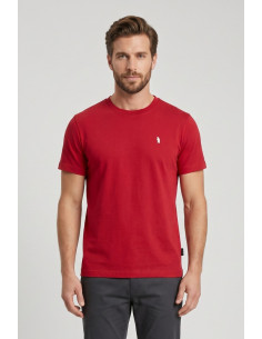 Refrigue t-shirt in jersey di cotone con logo ricamato R4532M261 [9d0ddd02]