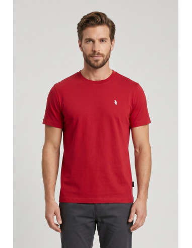 Refrigue t-shirt in jersey di cotone con logo ricamato R4532M261 [9d0ddd02]