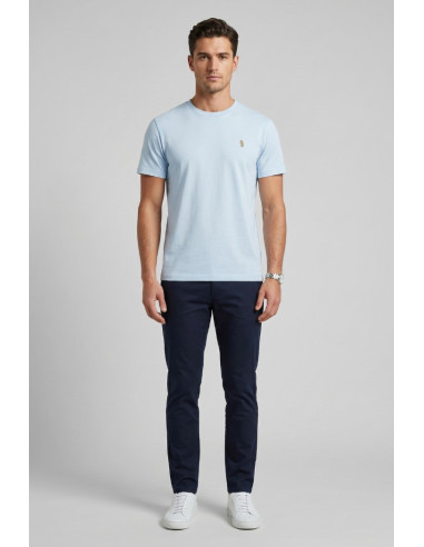 Refrigue t-shirt in jersey di cotone con logo ricamato R4532M261 [729146da]