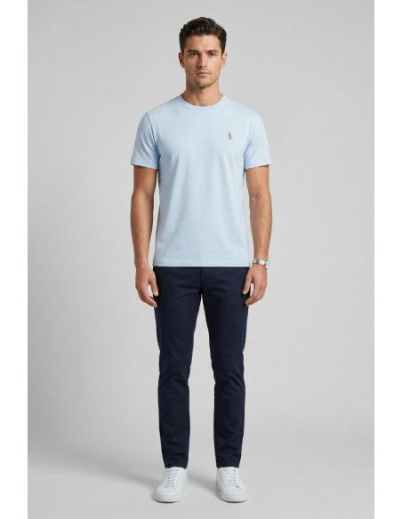 Refrigue t-shirt in jersey di cotone con logo ricamato R4532M261 [729146da]