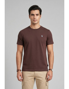 Refrigue t-shirt in jersey di cotone con logo ricamato R4532M261 [d6e4a3ed]