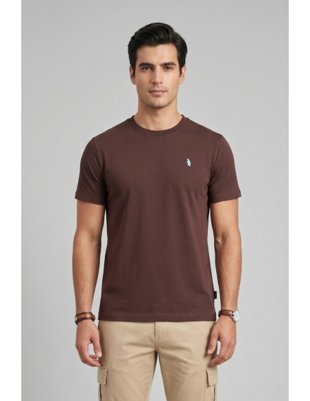 Refrigue t-shirt in jersey di cotone con logo ricamato R4532M261 [d6e4a3ed]