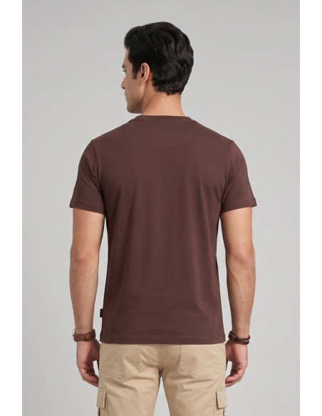 Refrigue t-shirt in jersey di cotone con logo ricamato R4532M261 [0fc2e0e0]