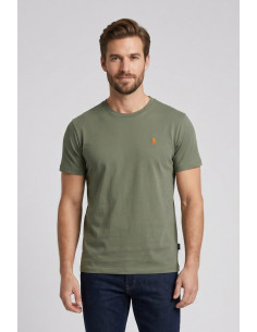 Refrigue t-shirt in jersey di cotone con logo ricamato R4532M261 [ee8066e3]