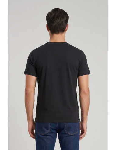 Refrigue t-shirt in jersey di cotone con logo ricamato R4532M261 [7dc2f587]