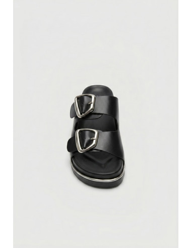 Solo Soprani ciabatta con maxi fibbie Seraphine SSW619N71 [29f98529]