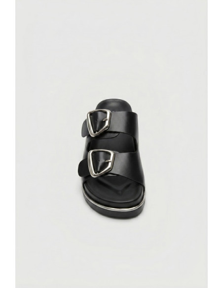 Solo Soprani ciabatta con maxi fibbie Seraphine SSW619N71 [29f98529]