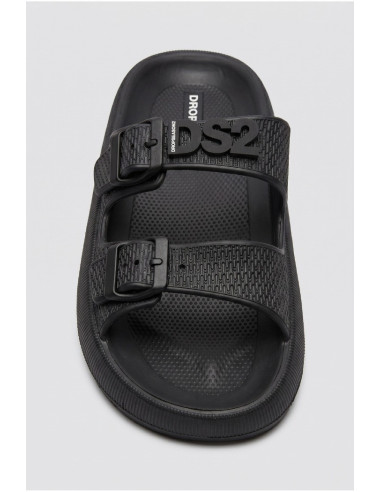 Drop Season 2 ciabatta doppia fascia con logo DS2S21 [fc3a458b]
