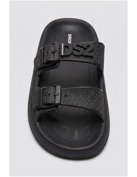 Drop Season 2 ciabatta doppia fascia con logo DS2S21 [fc3a458b]