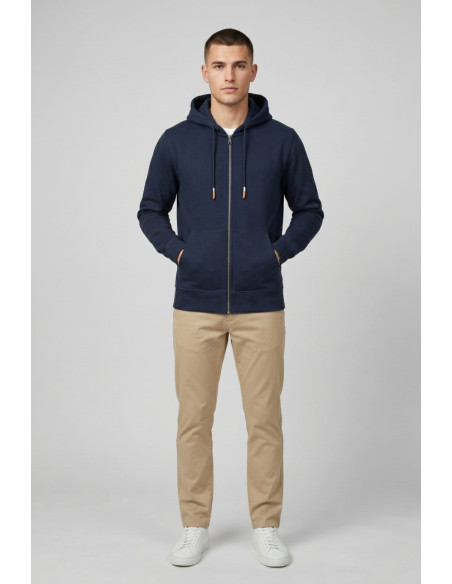 Datch felpa cappuccio in misto cotone DM9813 [119cdabf]