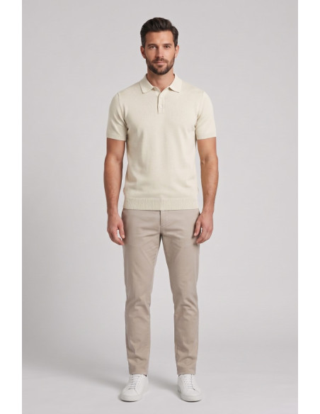 Datch polo in maglia di cotone DM9865 [b3276ad9]