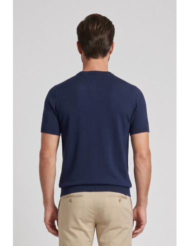 Datch maglia girocollo in cotone DM9866 [b56702df]