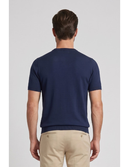 Datch maglia girocollo in cotone DM9866 [b56702df]