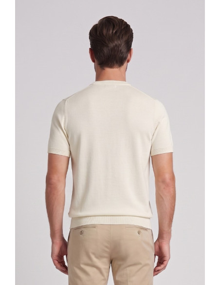 Datch maglia girocollo in cotone DM9866 [6c18739c]