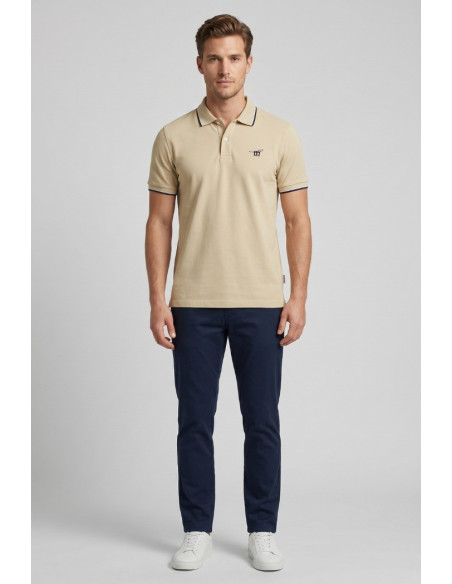 Henry Cotton's polo in piquet di cotone P626128 [c0e27e16]