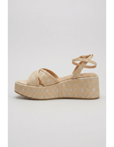 4US Paciotti sandalo platform allacciato UZM09 [e93d73b3]