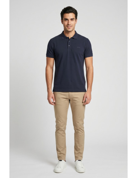 Datch polo in piquet di cotone stretch DM1881 [a8bd1568]
