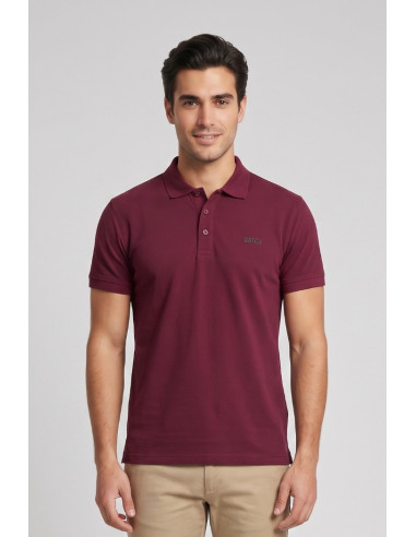 Datch polo in piquet di cotone stretch DM1881 [4f73fe63]