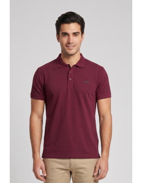 Datch polo in piquet di cotone stretch DM1881 [4f73fe63]