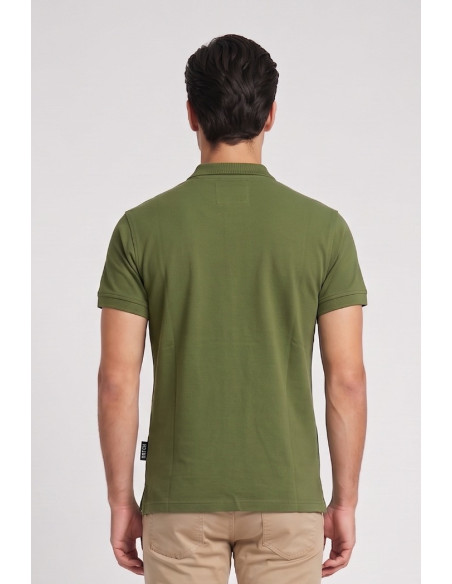 Datch polo in piquet di cotone stretch DM1881 [060928e8]