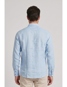 Datch camicia in lino collo francese DM1951 [669d7f2a] 2