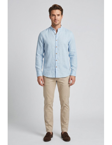 Datch camicia coreana in lino DM1952 [70abd538]