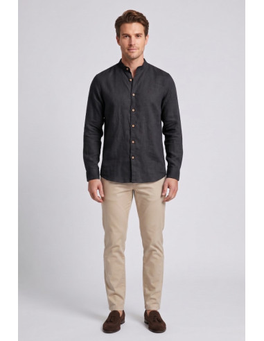 Datch camicia coreana in lino DM1952 [c8e5a761]