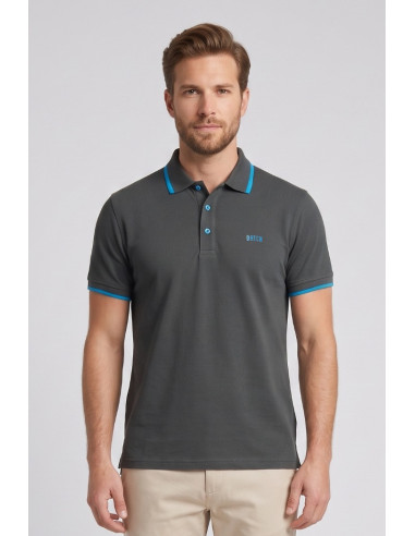 Datch polo in piquet di cotone DM2523 [45b4ca8c]