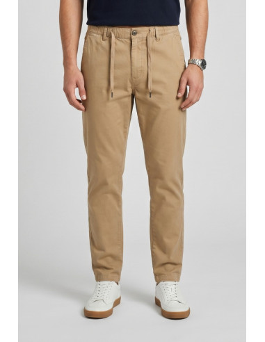 Datch pantalone con laccio in misto lino e cotone DM4138 [78092d7b]