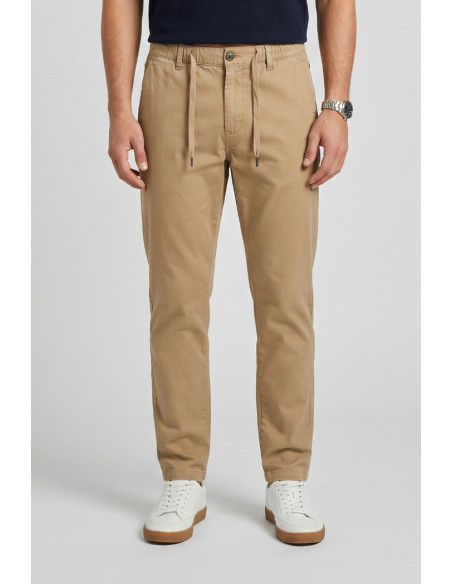 Datch pantalone con laccio in misto lino e cotone DM4138 [78092d7b]
