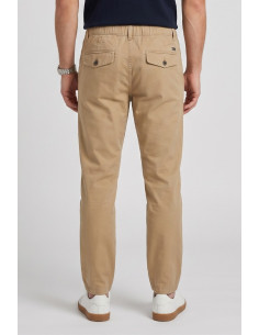 Datch pantalone con laccio in misto lino e cotone DM4138 [78092d7b] 2