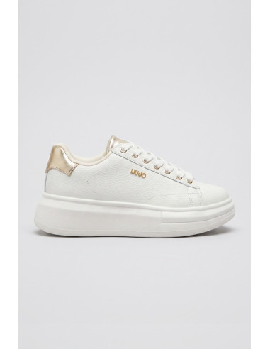 Liu Jo sneaker in pelle bottalata Babol 01 BF5059PX748 [f5aa7f86]
