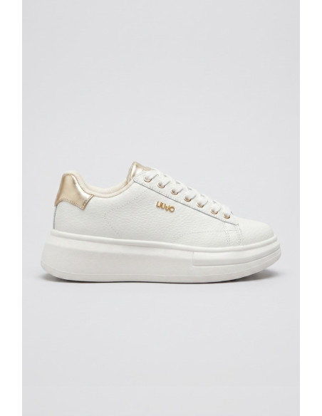 Liu Jo sneaker in pelle bottalata Babol 01 BF5059PX748 [f5aa7f86]