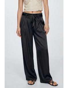 Influencer pantalone palazzo in tessuto fluido 05Y157 [c0e5eeae]