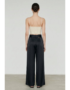Influencer pantalone palazzo in tessuto fluido 05Y157 [c0e5eeae] 2