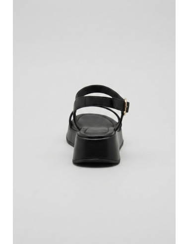 Frau sandalo in pelle con plateau 04M1 [c945b018]