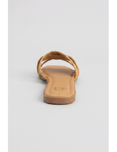 Gold & Gold ciabatta con fascia intrecciata FL273 [56cba5a5]
