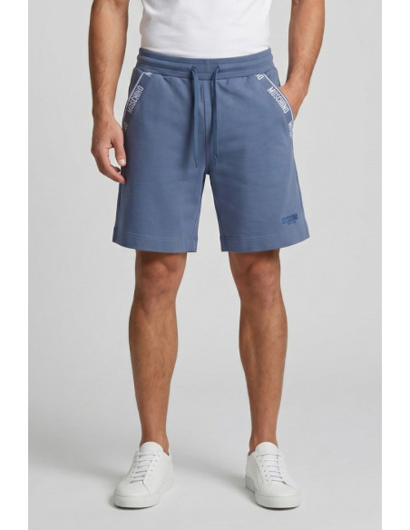 Moschino bermuda delavè con bande logate V1A6804-4436 [2ff1a2c4]