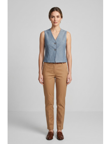 Fly Girl gilet in misto viscosa stretch 6304/03 [41d556cc]