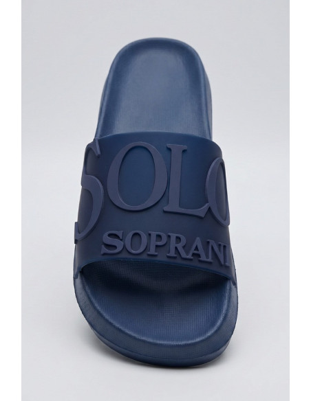 Solo Soprani ciabatta a fascia con logo SSM519N22 [356cc80f]