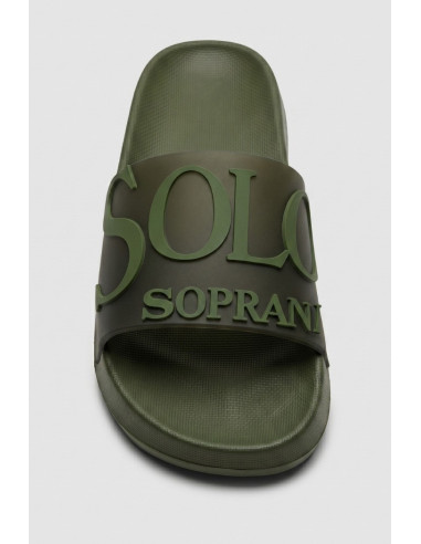 Solo Soprani ciabatta a fascia con logo SSM519N22 [cf141aec]