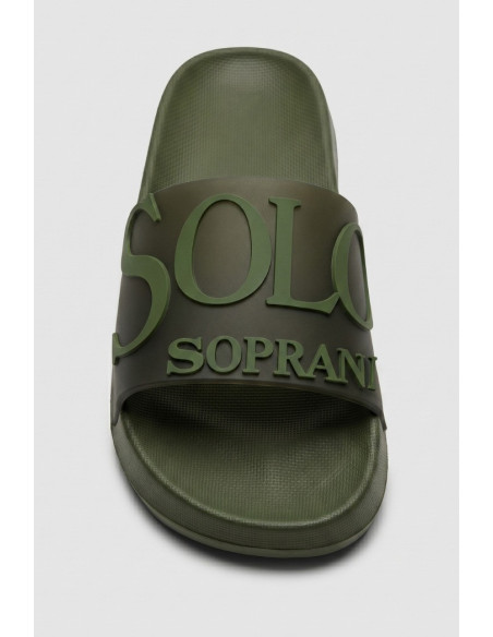 Solo Soprani ciabatta a fascia con logo SSM519N22 [cf141aec]