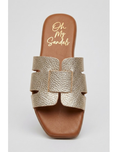 Oh! My Sandals ciabatta con fascia incrociata 5880 [ec86bd10]