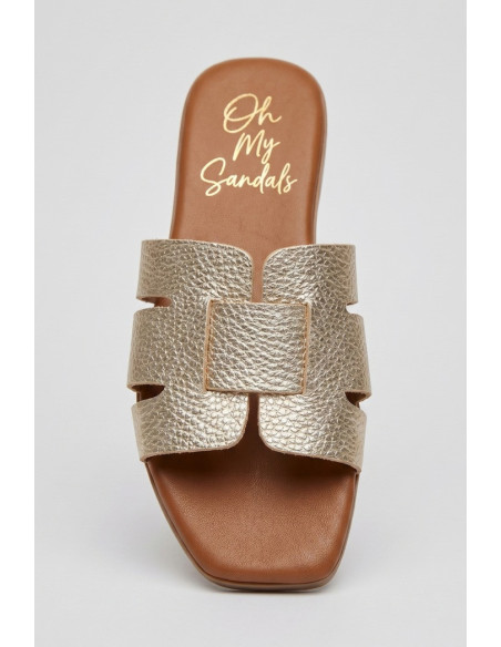 Oh! My Sandals ciabatta con fascia incrociata 5880 [ec86bd10]